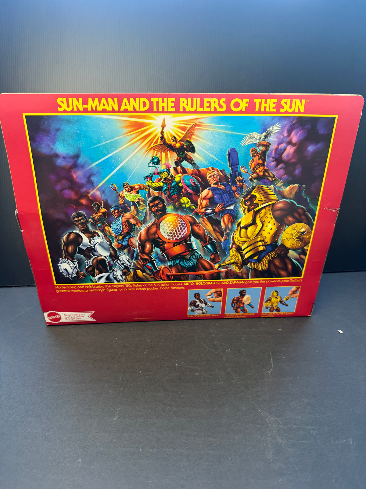 Masters Of The Universe Origins Sun Man And the Rulers Of The Sun 3 Pack Mattel