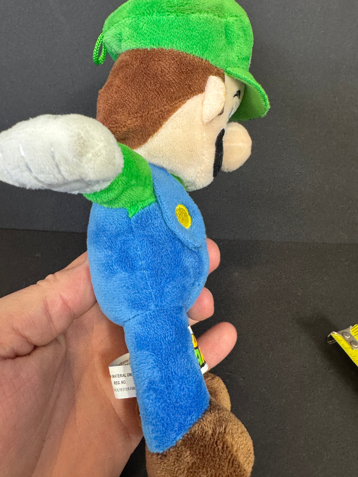 394 - Super Mario Bros Luigi Plush Doll Stuffed Soft Toy 8"