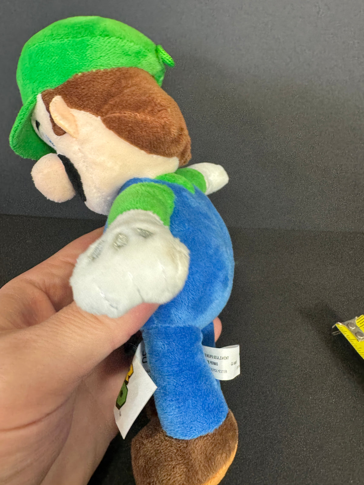 394 - Super Mario Bros Luigi Plush Doll Stuffed Soft Toy 8"