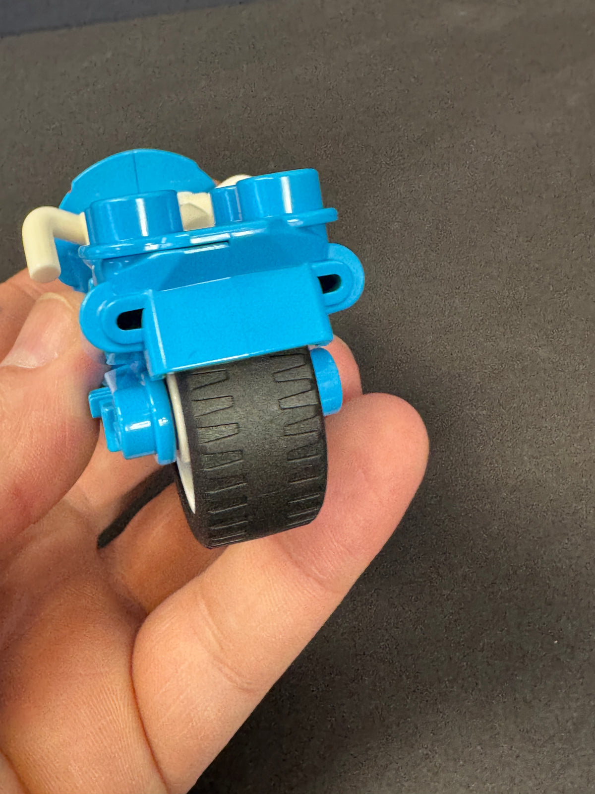 608 - Lego Duplo Vehicle Spider-Man Blue Motorcycle
