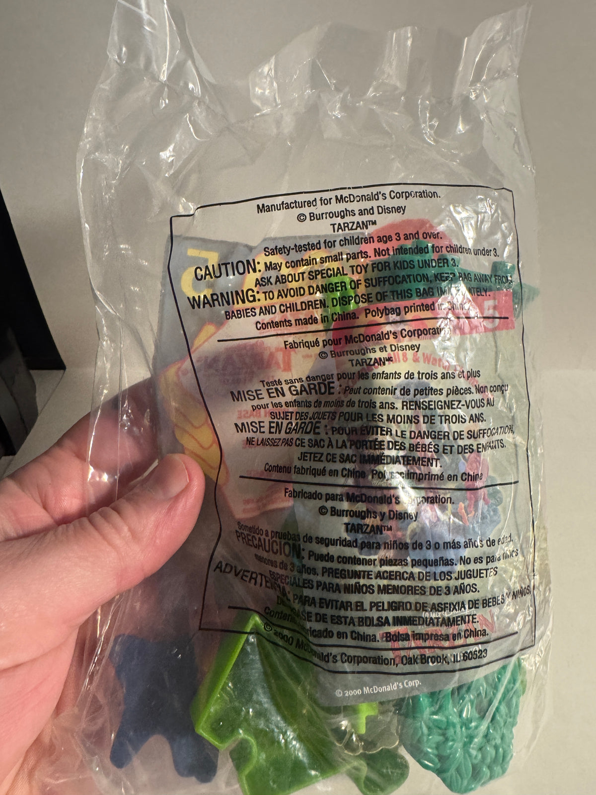 420 - 2000 🔥vintage🔥McDonald’s Happy Meal Toys Disney TARZAN On Video Terk #5