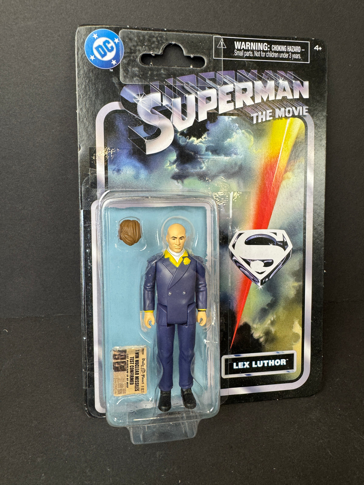 Spin Master DC Superman The Movie LEX LUTHOR 3.75in Retro Action Figure