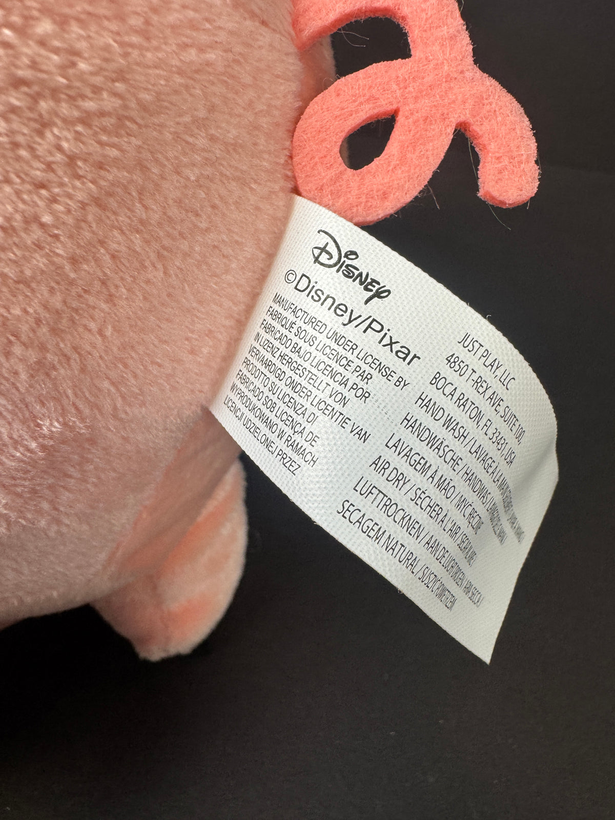 547 - Disney Pixar Toy Story Hamm Plush Just Play Stuffed Animal Piggy Bank Pig
