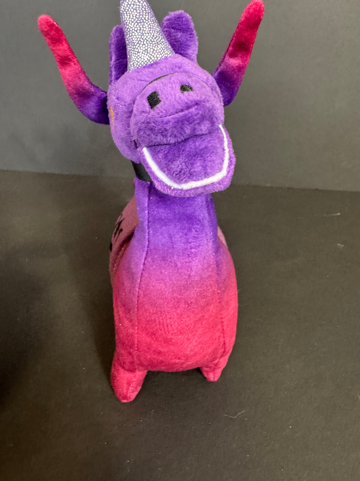 480 - Fortnite Dark Llamacorn 7" Plush Llama Unicorn Sparkly Wings