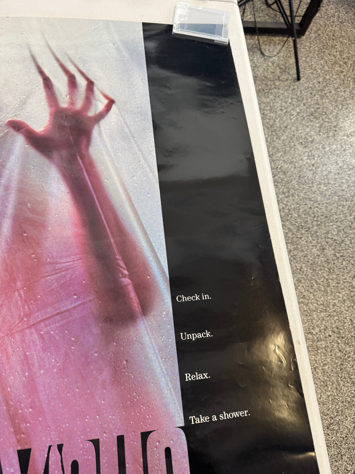 PSYCHO Original POSTER - 27 X 40 - 2 SIDED