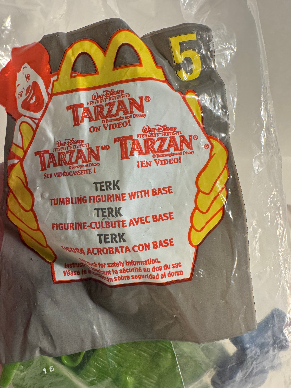 420 - 2000 🔥vintage🔥McDonald’s Happy Meal Toys Disney TARZAN On Video Terk #5
