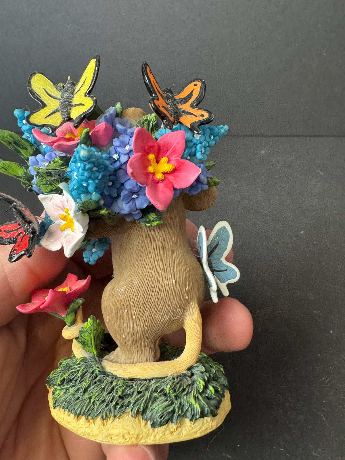 479 - Charming Tails May Each Day Bring You Blossoms And Butterflies Figurine Enesco 2010