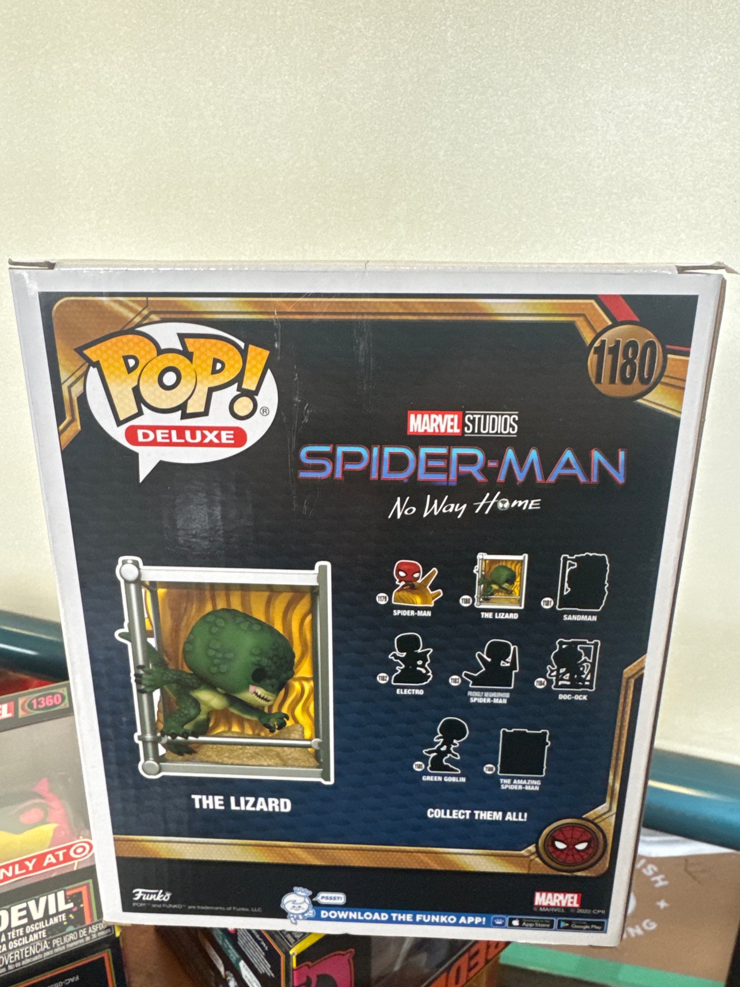 Marvel pop! Deluxe the lizard #1180 ￼