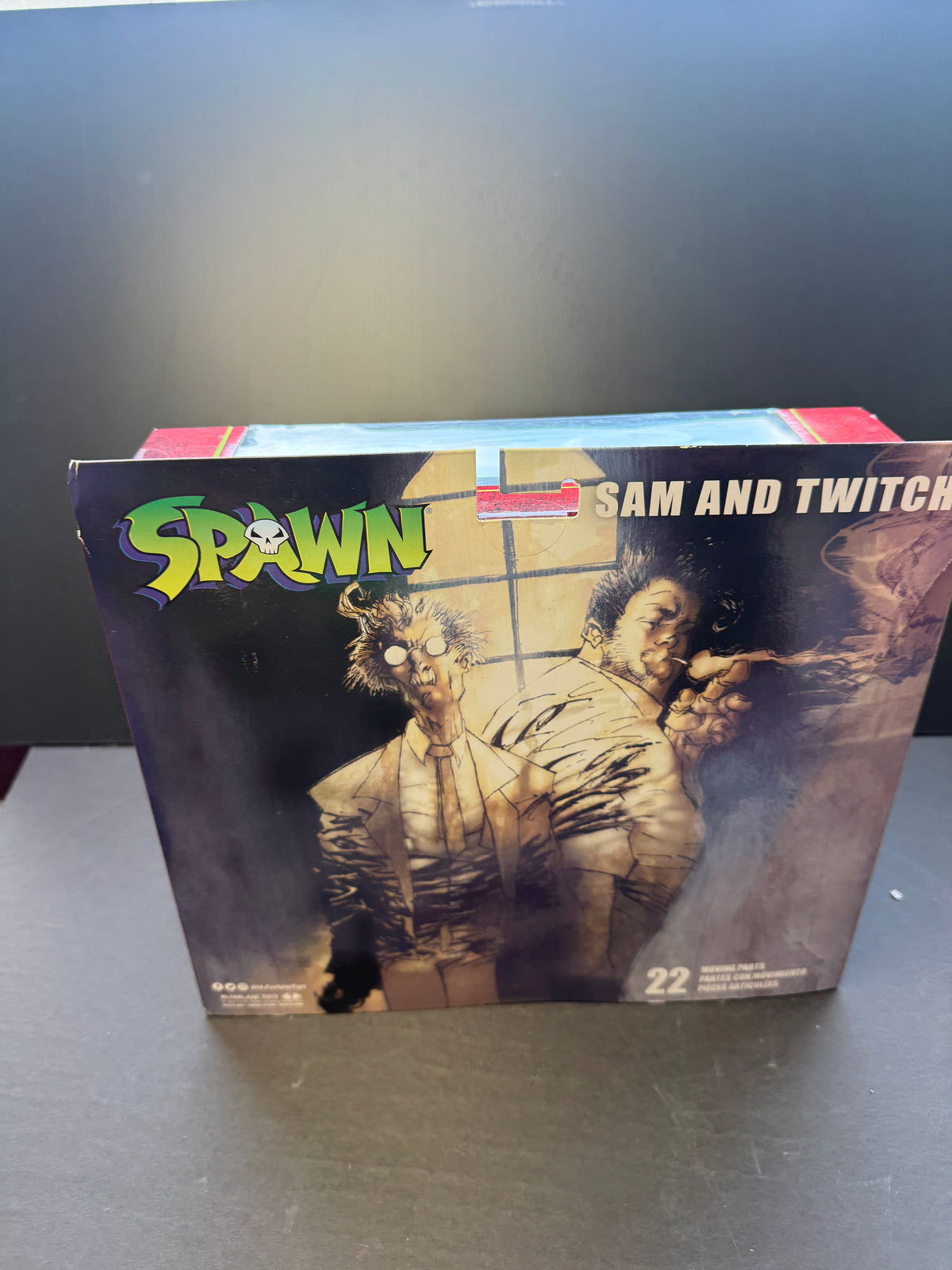 McFarlane Spawn SAM & TWITCH Deluxe Action FIGURES Figure Set 2022 has package damage