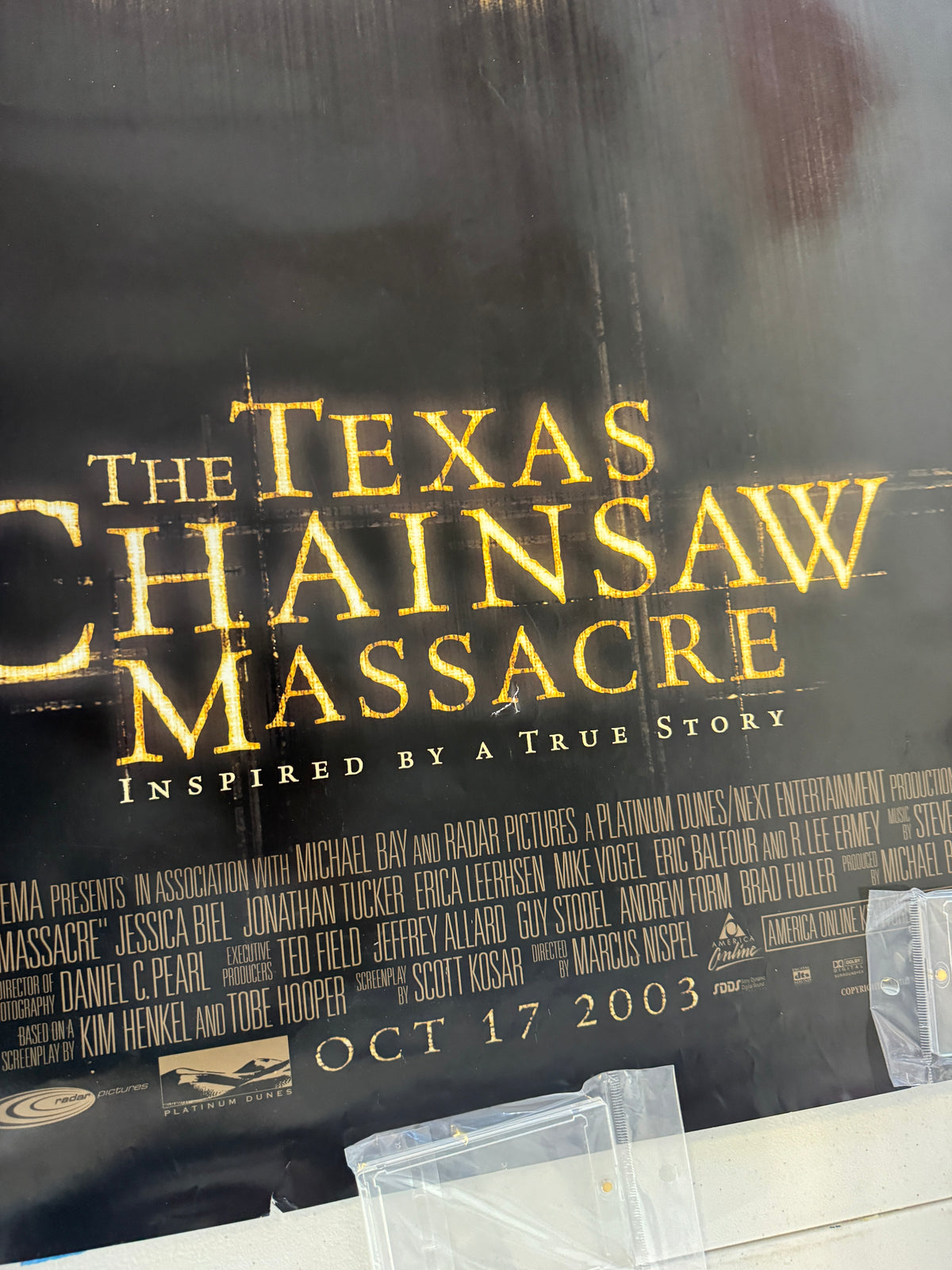 Original TEXAS CHAINSAW MASSACRE 2003 DS * Mint * Theatrical Poster 27 x 40