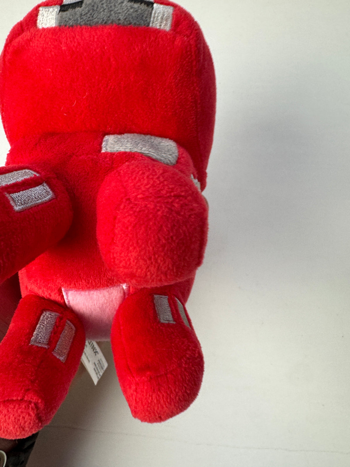 442 - Minecraft Mojang Jinx 2017 Red Bull Plush Stuffed Animal Toy