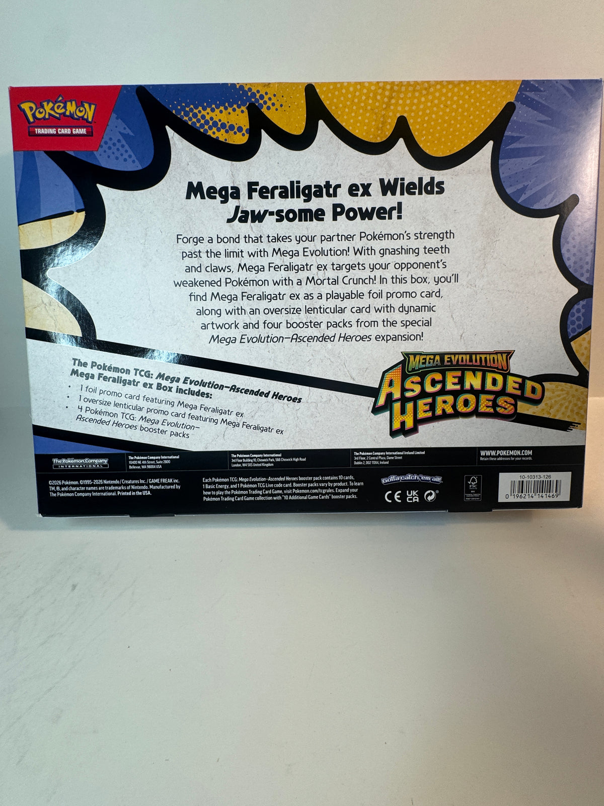 Ascended Heroes Mega Feraligatr ex Box - Ascended Heroes