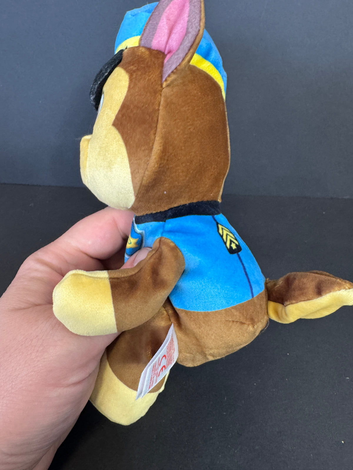 474 - Ty Paw Patrol Chase Plush Stuffed Animal Police Dog German Shepherd Blue Hat 9"