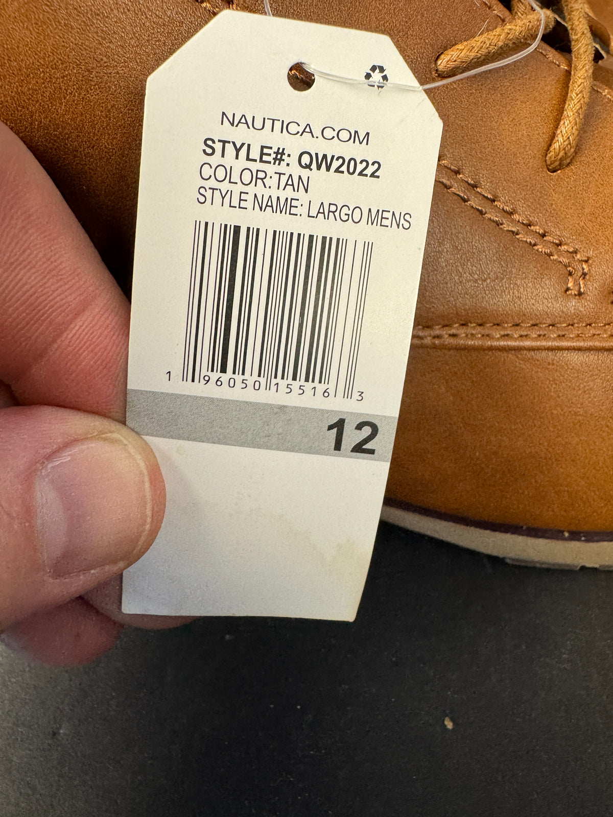 Nautica Largo Ankle Boots Mens 12 Men’s Lace Up Tan