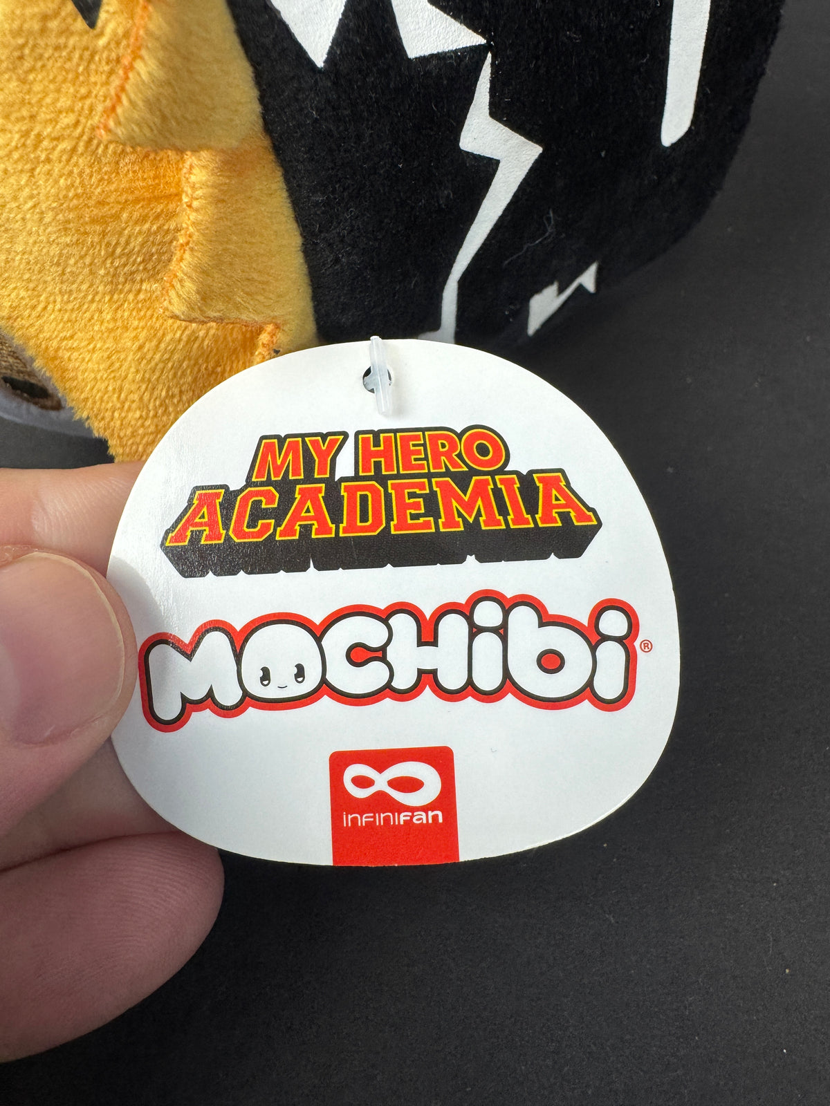 558 - My Hero Academia Denki Kaminari Mochibi Plush Infinifan Funimation NWT