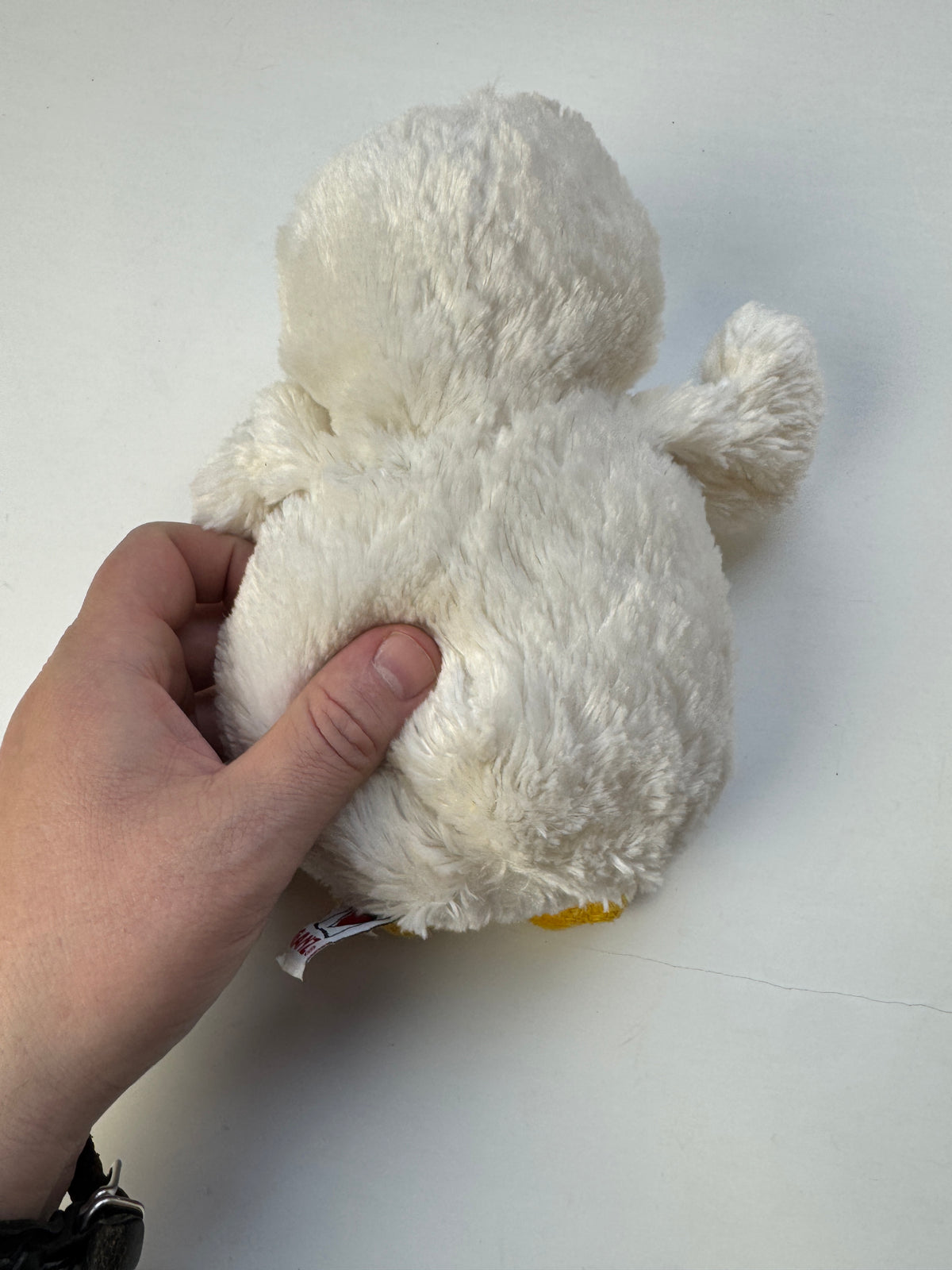 332 - Ganz Webkinz Duck White 9” Plush Yellow Feet Yellow Beak HM148 NO CODE