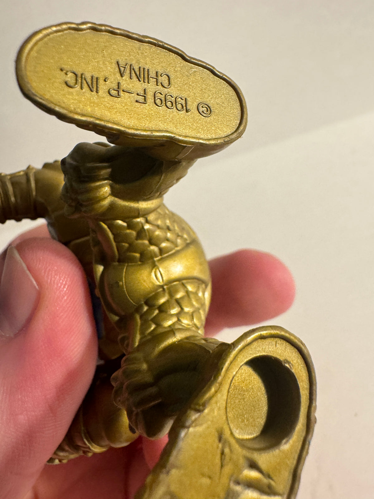 523 - Fisher Price Great Adventures Gold Knight Flail And Shield Large