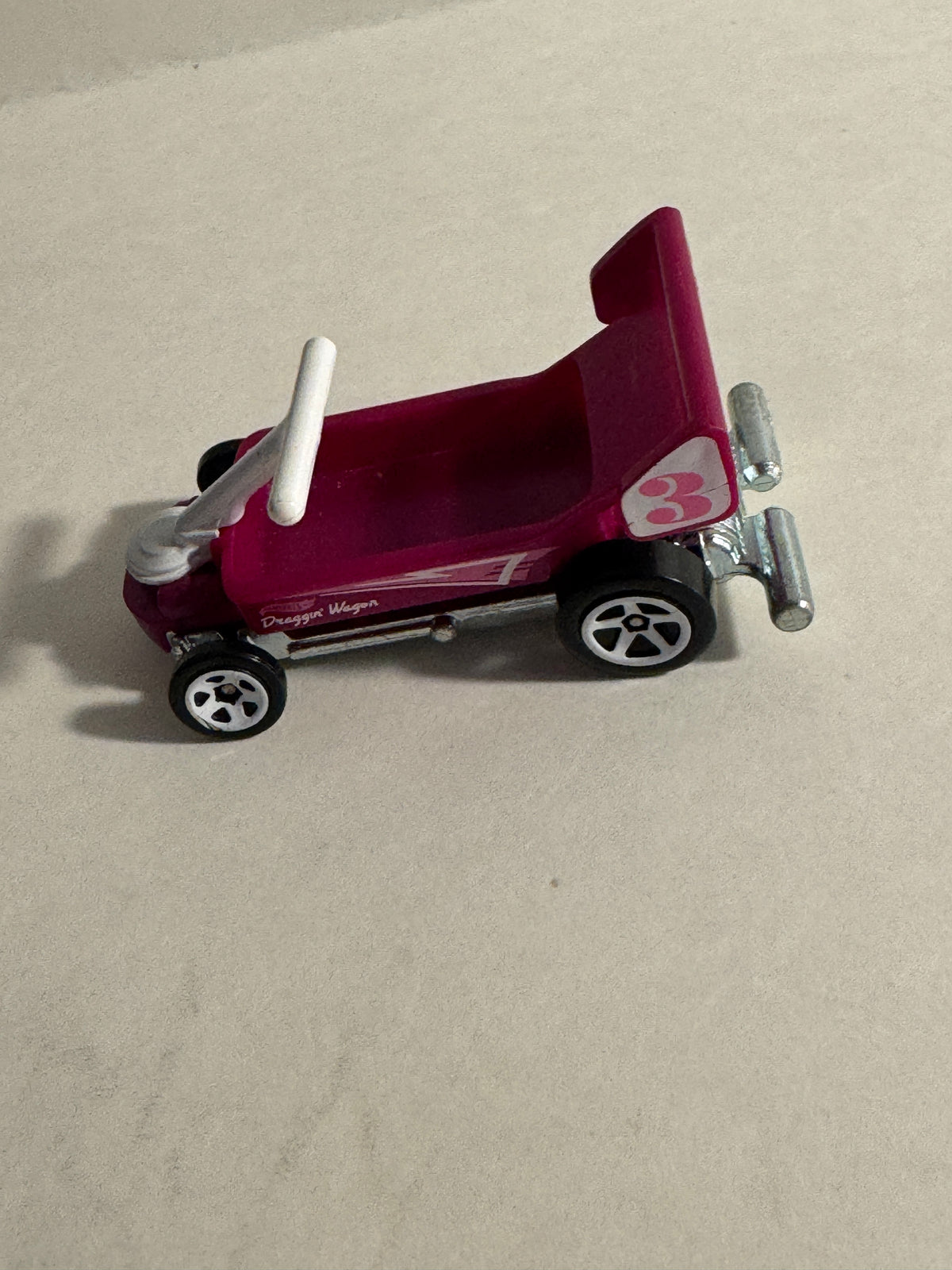 553 - 2024 Hot Wheels Draggin' Wagon PURPLE HW Ride-Ons 1:64 DIECAST Toy Race Car