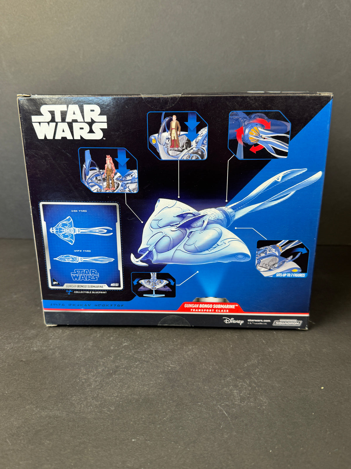 Star Wars Micro Galaxy Squadron Gungan Bongo Submarine 25th Target