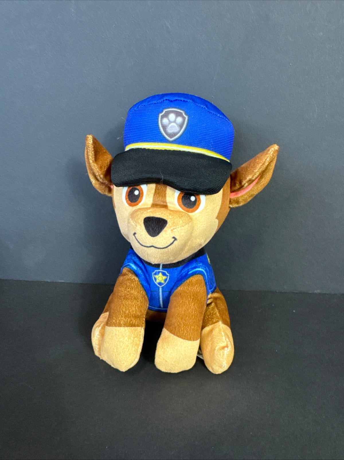 367 - Paw Patrol Chase Plush Nickelodeon Spin Master 6.5”  Stuffed Animal
