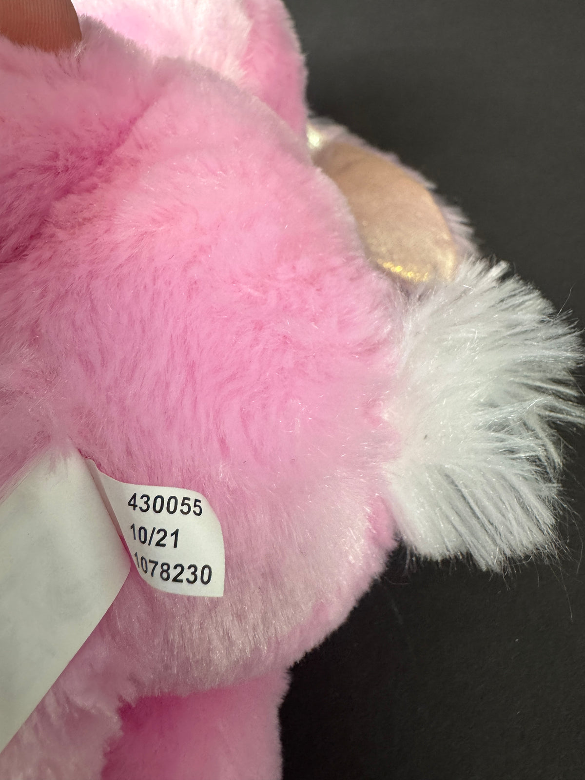 541 - Build-A-Bear Mini Bunny Pink Pawlette 9" Plush Stuffed Animal