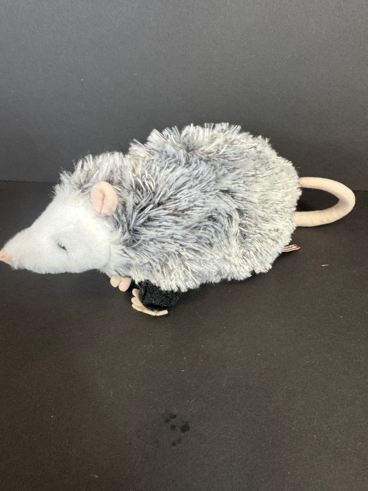 030 - Douglas OLIVER POSSUM Plush Toy Stuffed Animal 9” Soft Cuddle Gray White Opposum
