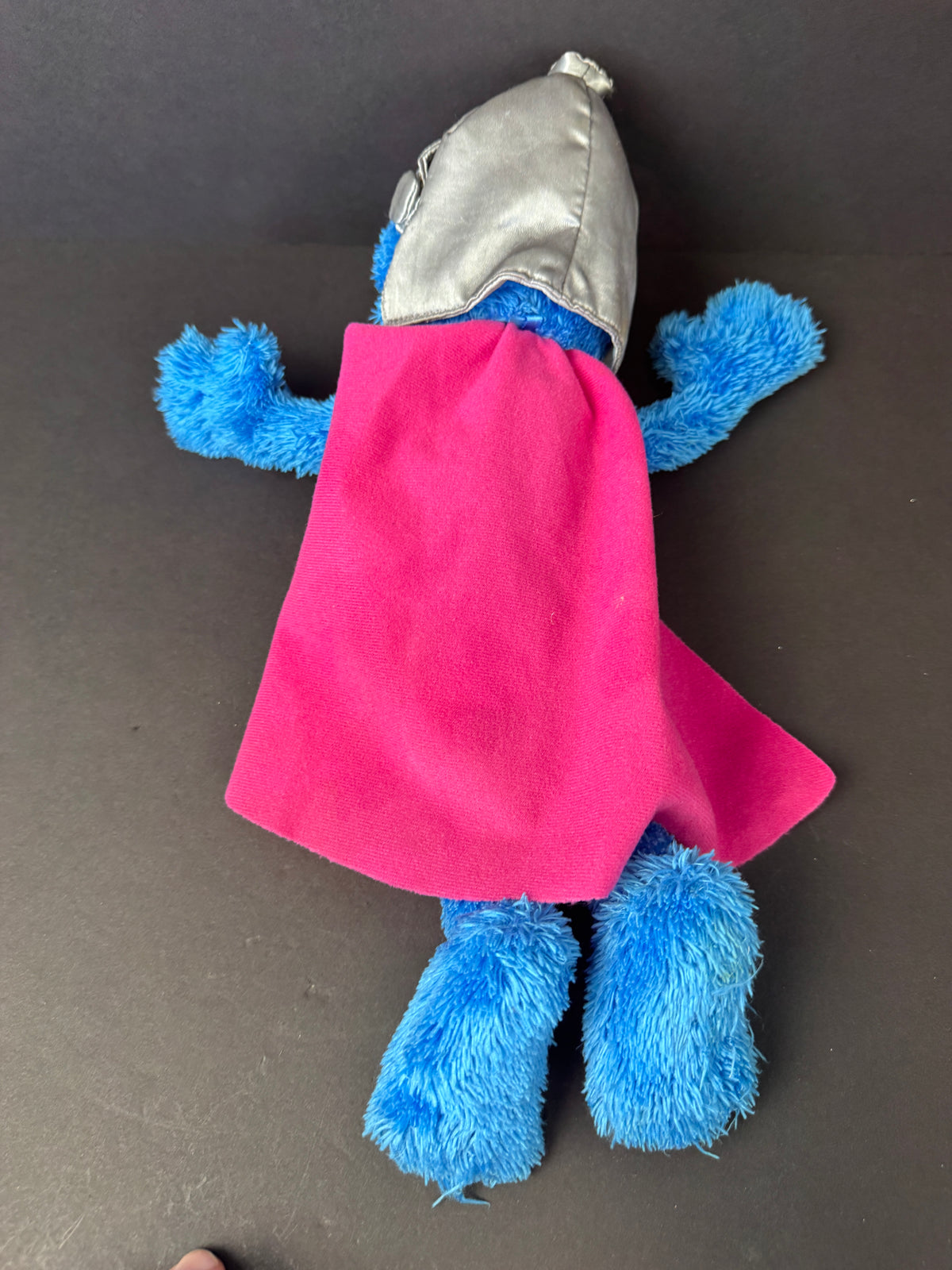554 - Sesame Street Talking Super Grover Plush 2010 Hasbro Tested and Working