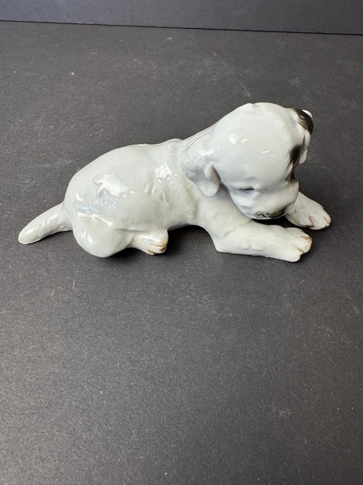 241 - ROSENTHAL Germany Th. Karner; TERRIER PUPPY Porcelain Figurine; #H.1123 RARE