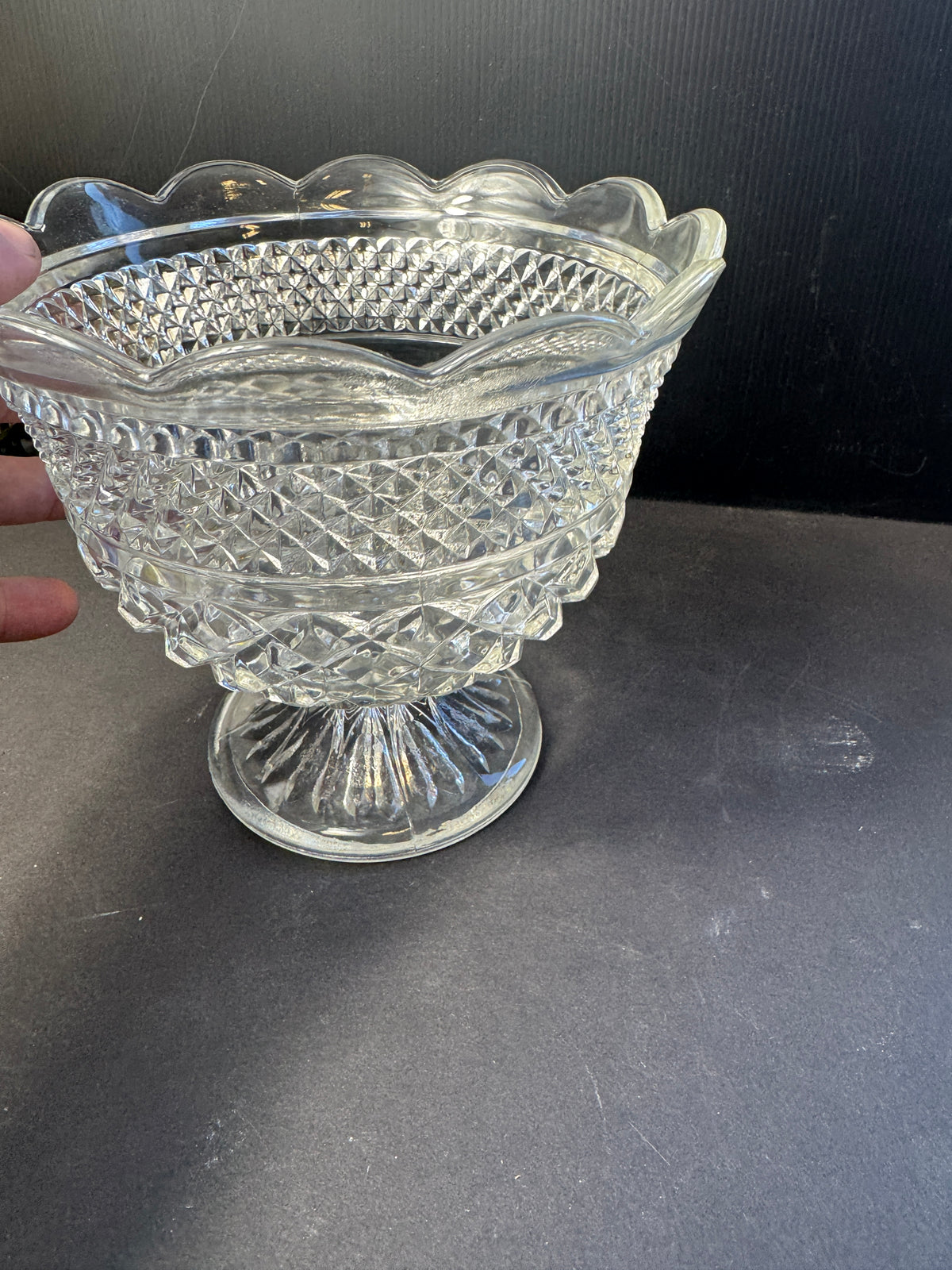POLAND? CRYSTAL CANDY DISH