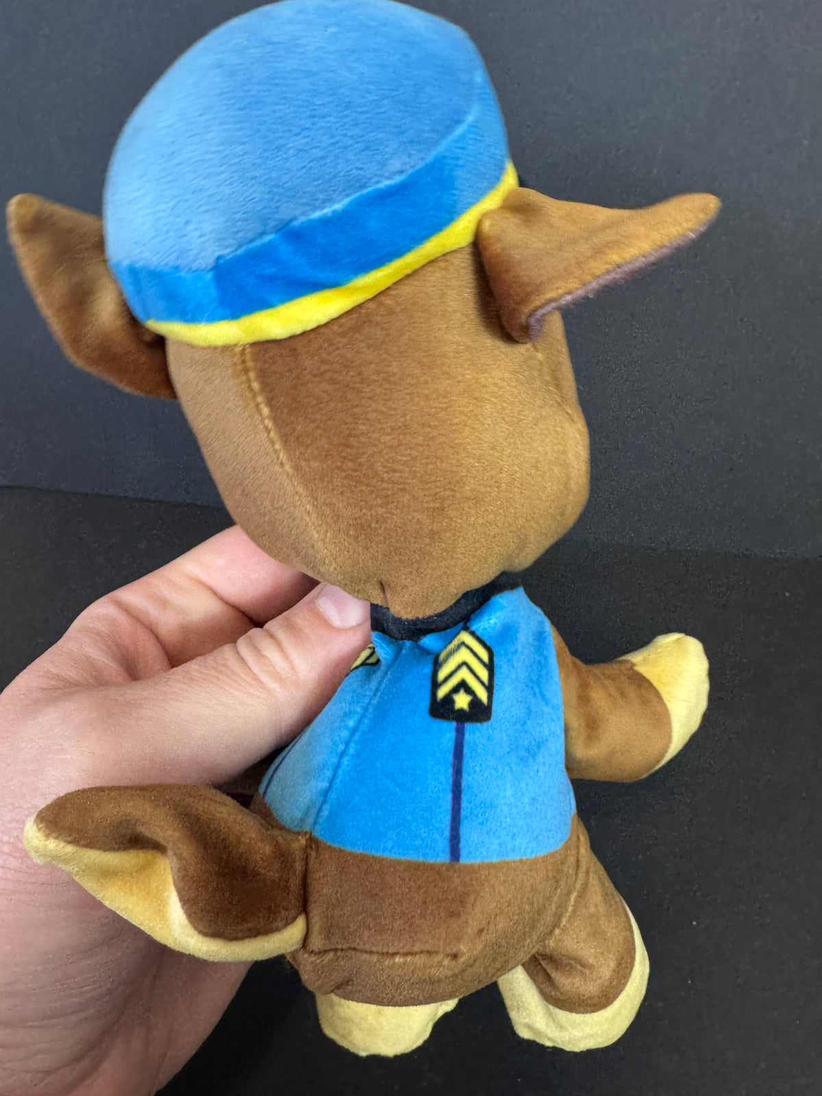 474 - Ty Paw Patrol Chase Plush Stuffed Animal Police Dog German Shepherd Blue Hat 9"