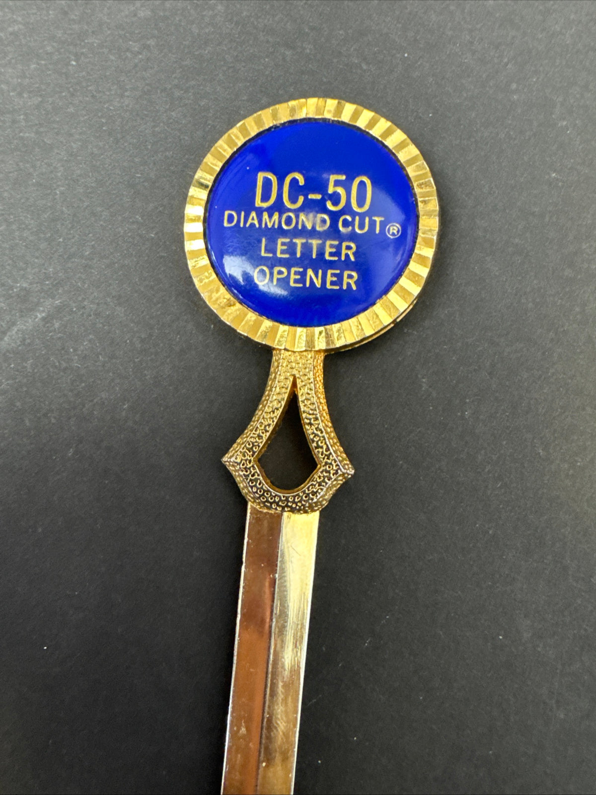 487 - letter opener city employees credit union DC – 50 diamond cut