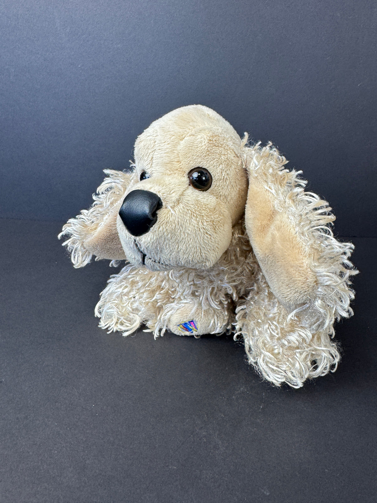 551 - Ganz Webkinz American Cocker Spaniel 9 Plush Beige Dog HM202 No Code