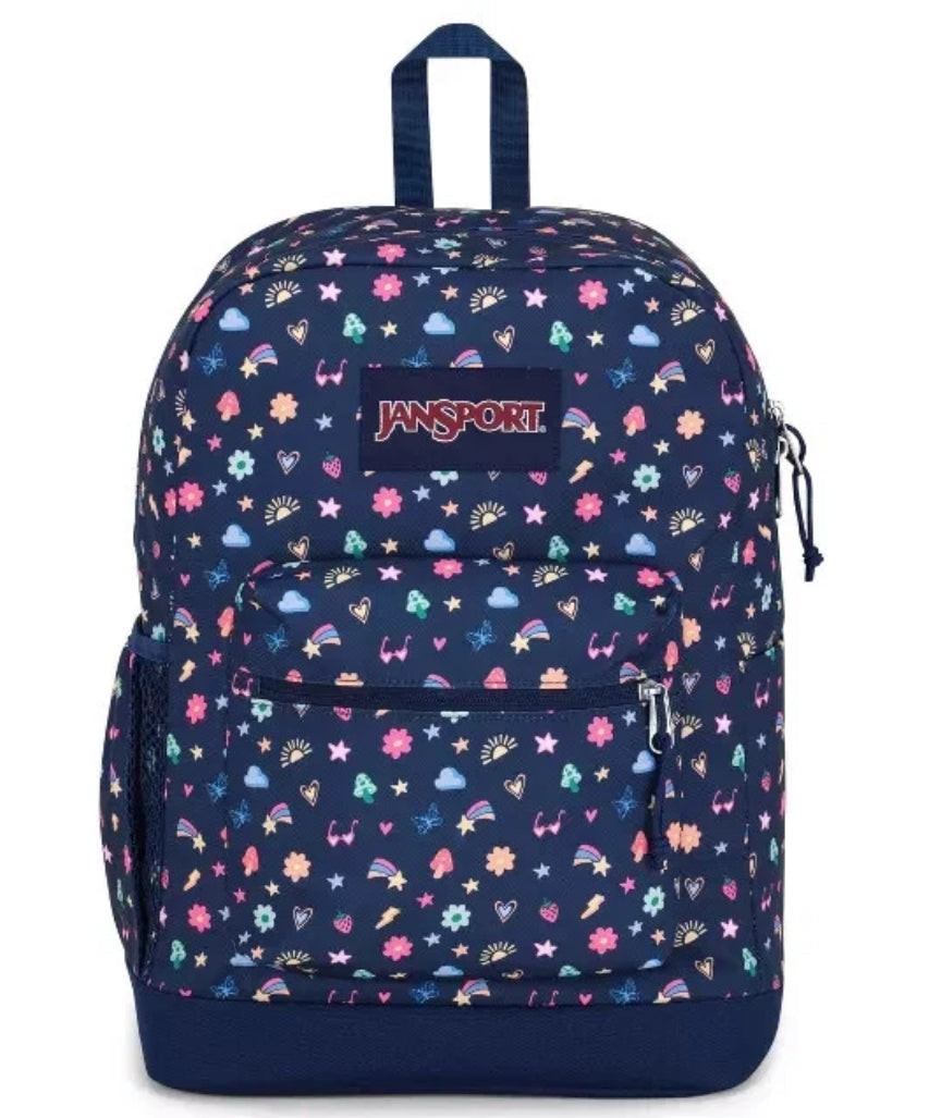 JanSport Cross Town Plus 17" Backpack - Fluid Slice of Fun