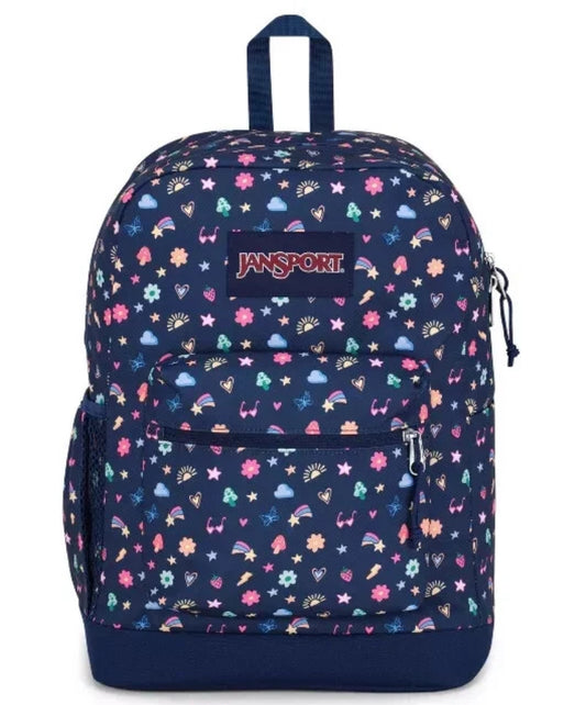 JanSport Cross Town Plus 17" Backpack - Fluid Slice of Fun