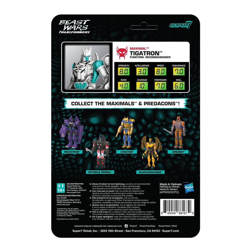 Transformers Beast Wars Tigatron ReAction Figure