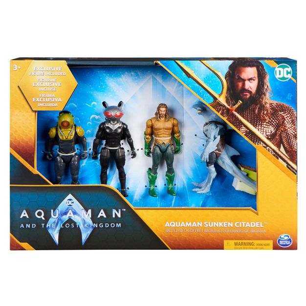 Aquaman 4" Sunken Citadel Battle Pack Action Figure Set