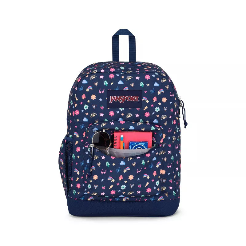 JanSport Cross Town Plus 17" Backpack - Fluid Slice of Fun