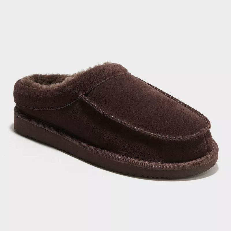 Dluxe by dearfoams Men's Lith Slide Slippers - Brown