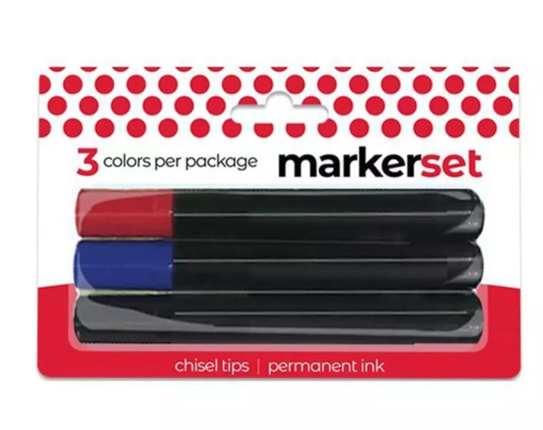 Natural Home 3pk Markers Carded
