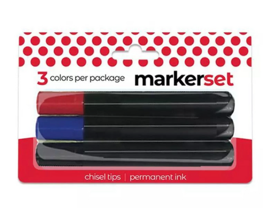 Natural Home 3pk Markers Carded