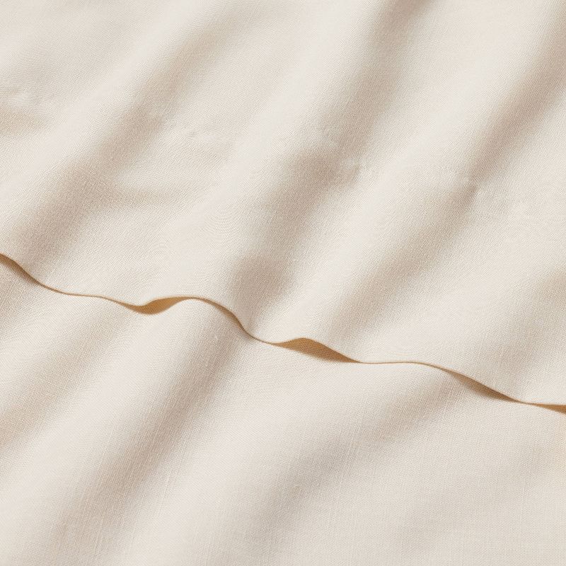 Linen Blend Flat Sheet - Casaluna™