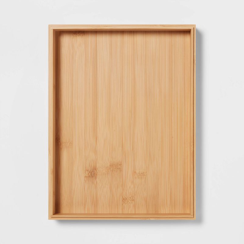Stackable Bamboo Accessory Tray - Brightroom