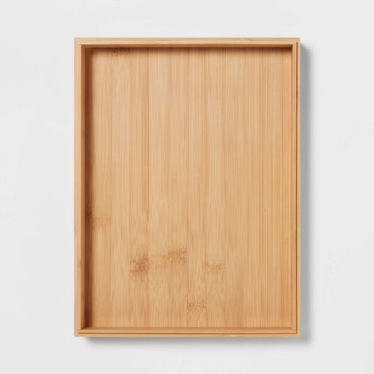 Stackable Bamboo Accessory Tray - Brightroom