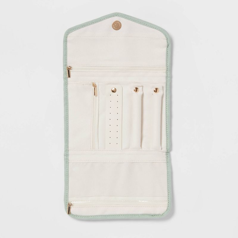 Folding Travel Accessory Organizer Green