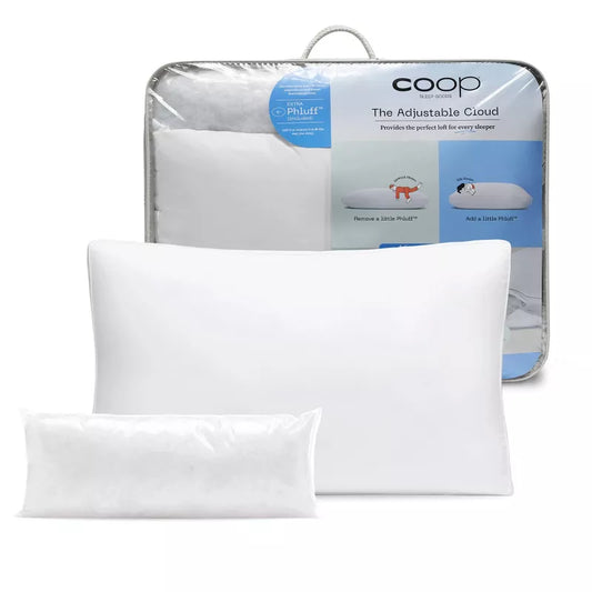 Standard Medium Machine Washable Adjustable Cloud Pillow - Coop Home Goods