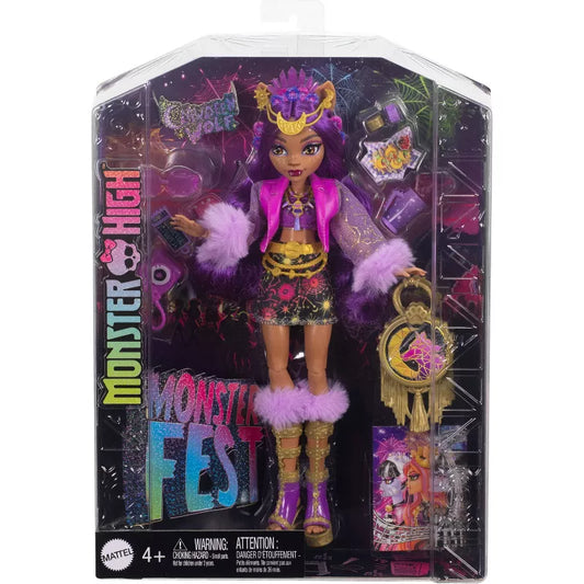 Monster High Fest Clawdeen Wolf Festival Doll with Outfit & Accessories