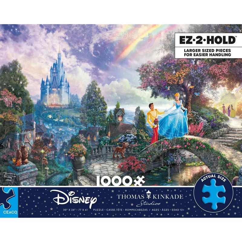 Ceaco Disney Thomas Kinkade: Cinderella Wished Upon a Dream Jigsaw Puzzle 1000pc