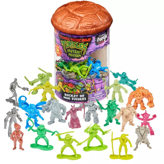 Teenage Mutant Ninja Turtles: Mutant Mayhem Bucket of Mini Figures