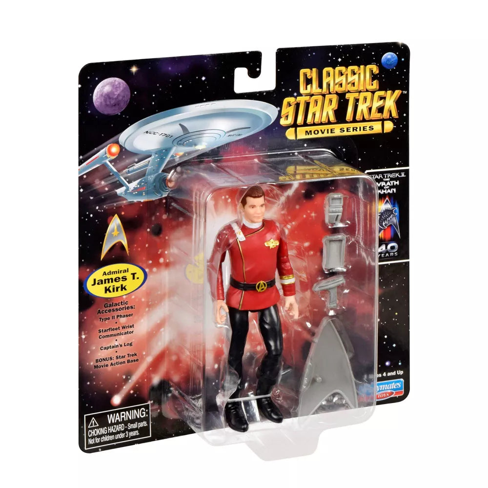 Wrath of Khan Admiral James T. Kirk Action Figures