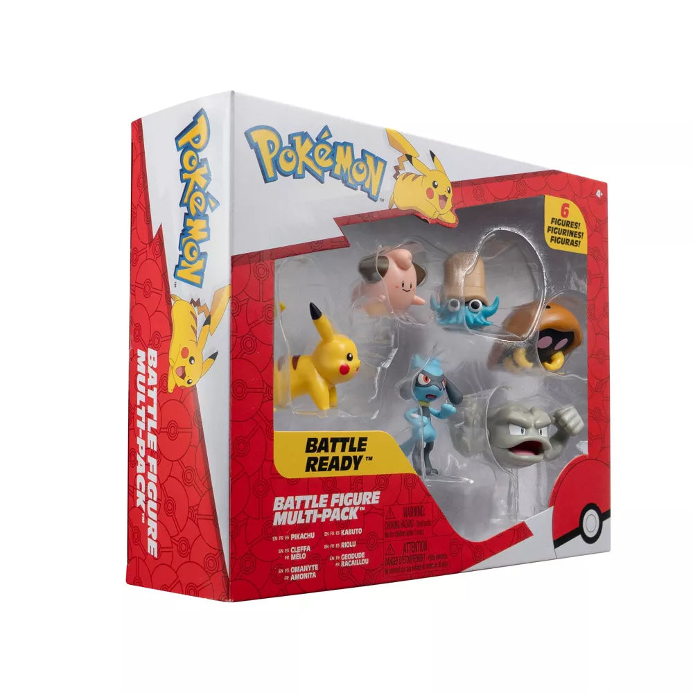 Pokémon Battle Ready Mini Figure Set - 6pk